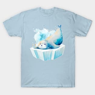 Seel Cute Watercolor T-Shirt